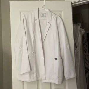 Figs Women's White Bellevue Lab Coat XL